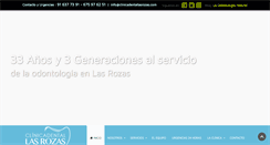 Desktop Screenshot of clinicadentallasrozas.com